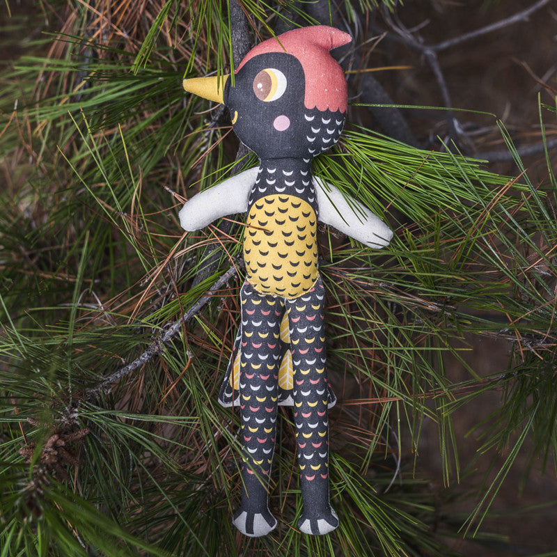 muñeco Pájaro Carpintero